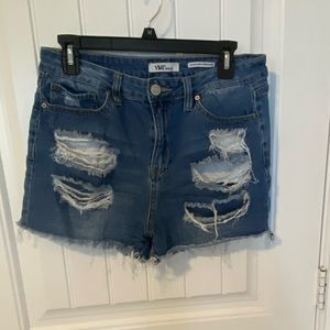 YMI High Rise Denim Shorts